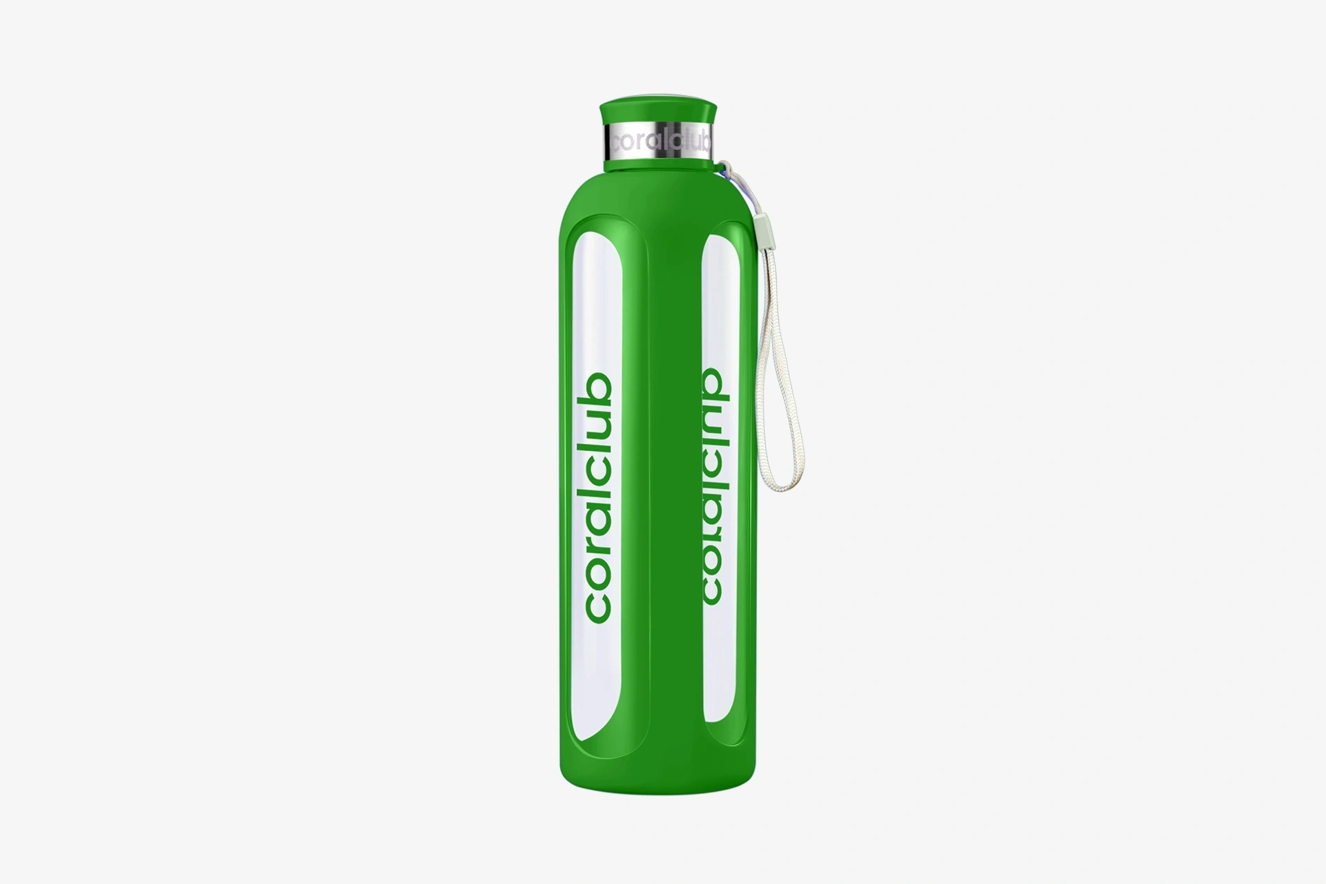 Botella de vidrio "ClearWater", verde