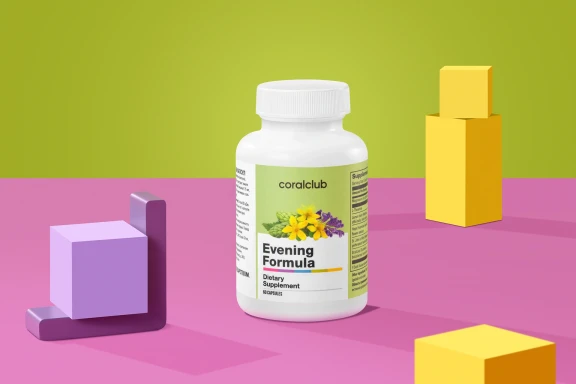 Evening Formula – complemento alimenticio. Peso neto: 57 g.