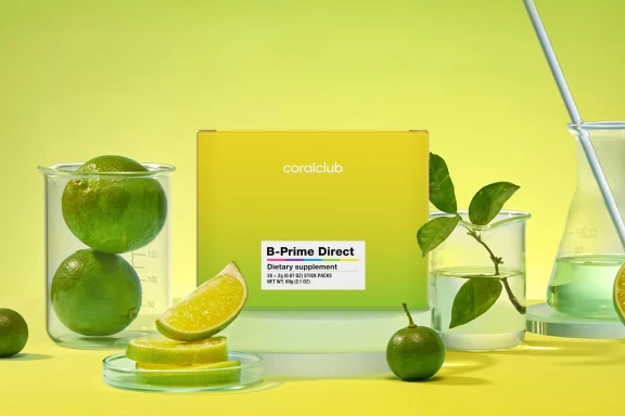B-Prime Direct – complemento alimenticio con edulcorantes. Peso neto: 60 g