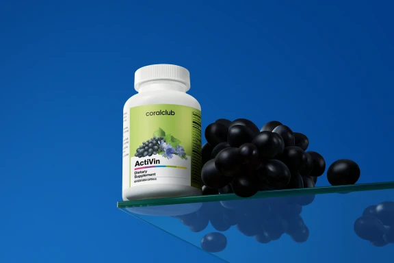 ActiVin – complemento alimenticio. Peso neto: 48 g